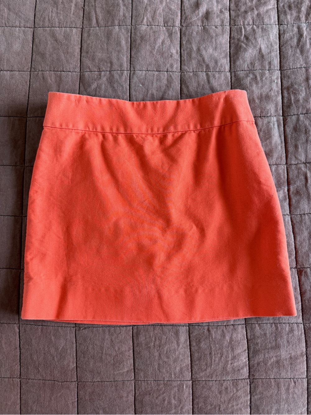 J. Crew Tomato Red Mini Skirt - vintage